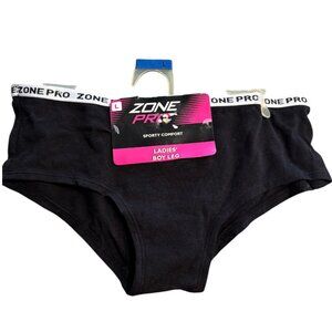 Zone Pro Ladies' Boy Leg Sporty Comfort Panties Underwear sz L‎ NWT